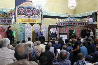 مراسم عزاداری شهادت شمس‌الشموس با برپایی هیئت خدام‌الرضا(ع) برگزار شد