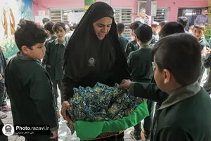مراسم جشن میلاد امام رضا علیه&zwnj;السلام در مدارس مشهد