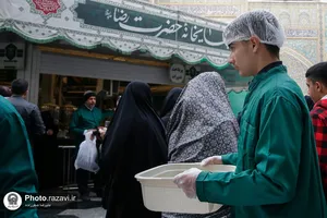 تشرف تیم ملی فوتبال نوجوانان به حرم مطهر رضوی