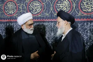 آیین خطبه&zwnj;خوانی شب عاشورای حسینی در حرم مطهر رضوی -2