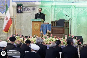 مراسم بزرگداشت آیت&zwnj;الله سیدموسی شبیری زنجانی در حرم مطهر رضوی