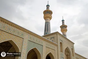 افتتاح پروژه ساماندهی نمای میدان قبله حرم مطهر رضوی-1