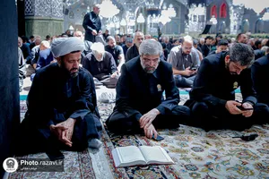 عزاداری روز اربعین حسینی در حرم مطهر رضوی