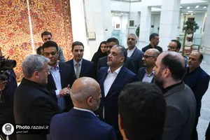 تشرف وزیر ورزش و جوانان عراق به حرم مطهر رضوی