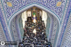 مراسم دعای ام&zwnj;داوود در حرم مطهر رضوی