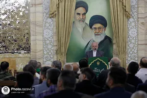 دیدار ستایشگران، شاعران آیینی و مسئولان هیئات مذهبی مشهد با تولیت آستان قدس رضوی