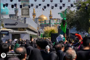پیاده&zwnj;روی جاماندگان اربعین در مشهد -2