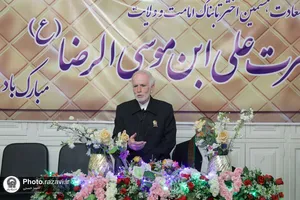 مراسم گلریزان آزادسازی زندانیان در حرم مطهر رضوی