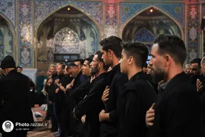 عزاداری سنتی شب سوم محرم در &laquo;حسینیه حرم&raquo;