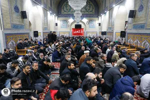 مجلس روضه فاطمیه در حرم مطهر رضوی-2