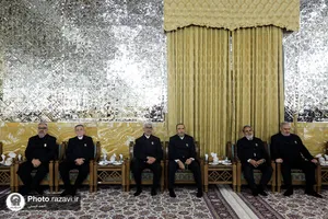 جشن عید مبعث در حرم مطهر رضوی