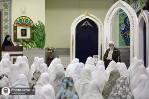 حضور تولیت آستان قدس رضوی در جمع دانش آموزان دبیرستان دخترانه امام رضا(علیه&zwnj;السلام)