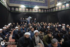 مجلس روضه فاطمیه در حرم مطهر رضوی-1