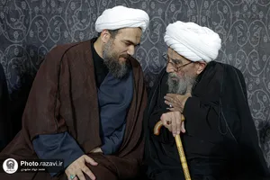 مراسم بزرگداشت چهلمین روز تدفین رهبر شهید انقلاب اسلامی در حرم مطهر رضوی