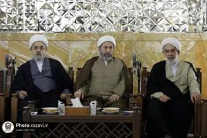 دیدار اعضای مجمع جهانی اهل بیت(ع) با تولیت آستان قدس رضوی
