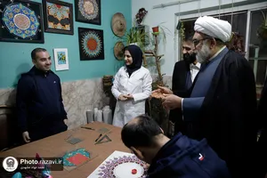 حضور تولیت آستان قدس رضوی در آسایشگاه شهید بهشتی مشهد