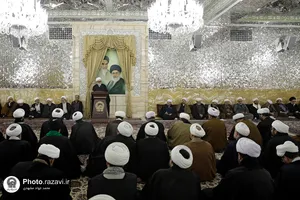 دیدار اعضاء مجمع خطبای حوزه علمیه خراسان با تولیت آستان قدس رضوی