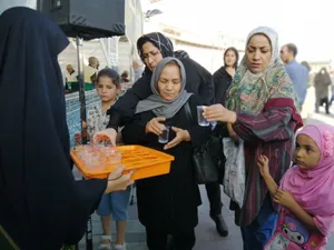 بانوان همدانی در موکب نجما، هم&zwnj;نوا با سوگ امام رضا (ع) + تصاویر