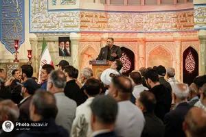 عزاداری شهادت حضرت زهرا سلام&zwnj;الله علیها در رواق امام خمینی (ره)
