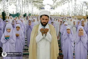 &laquo;پرواز پروانه&zwnj;ها&raquo; در حرم مطهر امام رئوف