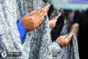 اقامه نماز عید سعید قربان در حرم مطهر رضوی-١