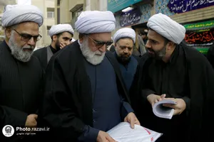 حضور تولیت آستان قدس رضوی در مدرسه علمیه امام خمینی (ره) مشهد