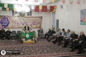مراسم گلریزان آزادسازی زندانیان در حرم مطهر رضوی