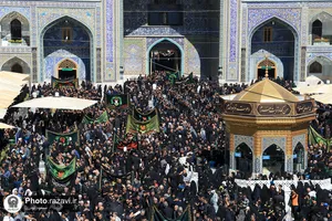 عزاداری روز شهادت امام رضا علیه&zwnj;السلام در حرم مطهر رضوی