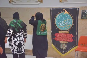 پذیرایی آستان قدس رضوی از زائران با گوشت متبرک در مرز تمرچین + تصاویر