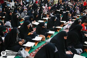 ترتیل خوانی قرآن کریم در مسجد گوهرشاد حرم مطهر رضوی