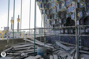 طراحی، ساخت و نصب مقرنس باب الهادی (علیه السلام)