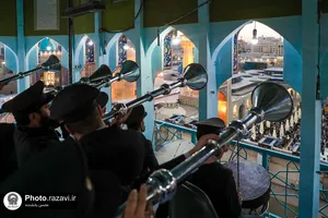 آیین نقاره&zwnj;&zwnj;نوازی ماه ربیع&zwnj;الاول در حرم مطهر رضوی