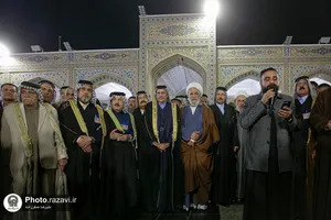 تشرف شیوخ عشایر عراق به حرم مطهر رضوی
