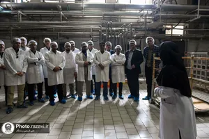 بازدید کارکنان آستان قدس از مجتمع لبنی رضوی