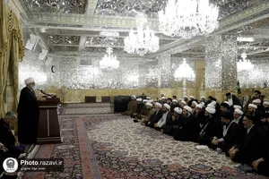 دیدار اعضاء مجمع خطبای حوزه علمیه خراسان با تولیت آستان قدس رضوی