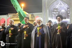 آئین شام غریبان شهادت امام رضا(ع) در حرم مطهر رضوی