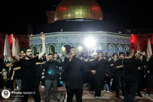 عزاداری هیئات مذهبی استان سمنان در حسینیه حرم