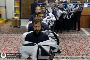 سیاه&zwnj;پوشی حرم مطهر رضوی در آستانه ماه محرم