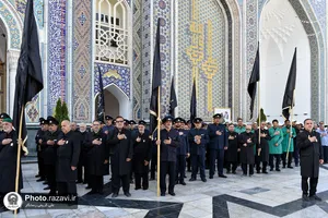 مراسم عزاداری خادمین حرم رضوی بمناسبت شهادت امام باقر علیه السلام
