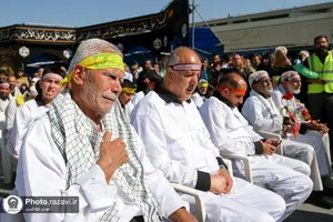 مراسم استقبال از کاروان پیاده مشهد تا کربلا