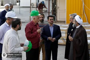 بازدید قائم مقام تولیت حرم کاظمین از پروژه&zwnj;های عمرانی حرم مطهر