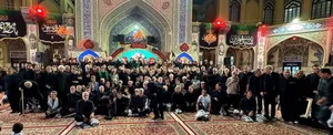 آیین سنتی سقایی همدان؛ تجلی عشق و ارادت خادم&zwnj;یاران در حرم امام رضا (ع) + تصاویر