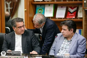 دیدار مدیران قافله سالار کراچی با مدیران بین&zwnj;الملل آستان قدس رضوی