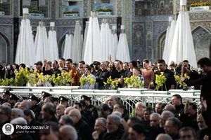 آیین اذن عزای ماه محرم در حرم مطهر رضوی-2