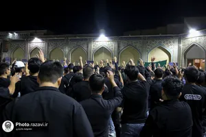 عزاداری هیئت موسی&zwnj;بن&zwnj;جعفر علیه&zwnj;السلام در حرم مطهر رضوی