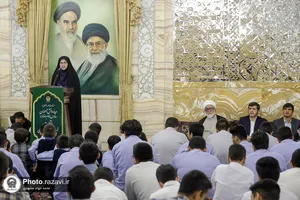 دیدار دانش&zwnj;آموزان مدارس امام رضا علیه&zwnj;السلام با تولیت آستان قدس رضوی