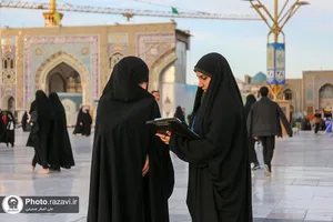 خدمت افکار سنجی در حرم مطهر رضوی