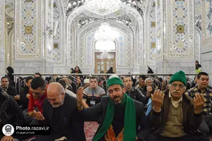تشرف کودکان سندروم دان به حرم مطهر رضوی