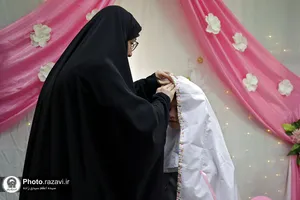 جشن عبادت دختران روستای گوارشک در حرم مطهر رضوی