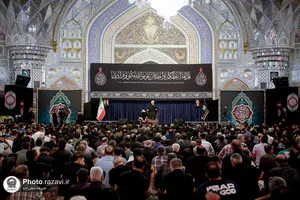 مراسم عزاداری دهه آخر ماه صفر در رواق امام خمینی (ره) حرم مطهر رضوی